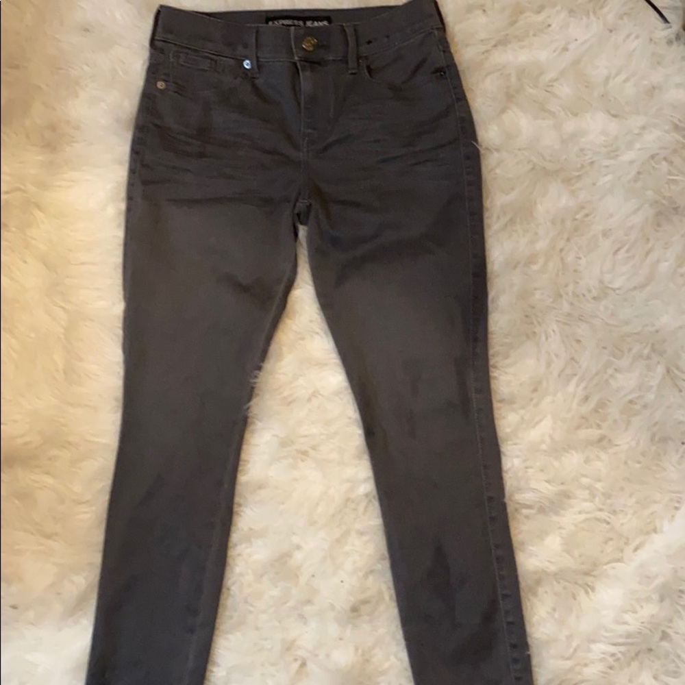 Stone gray jeans